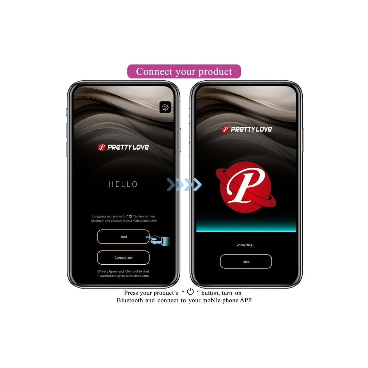 Jefferson App-Gesteuerter Analplug Schwarz von Pretty Love Bottom kaufen | Fesselliebe