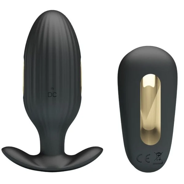 Kelly Plug Anal wiederaufladbarer Vibrator Schwarz von Pretty Love Bottom kaufen | Fesselliebe