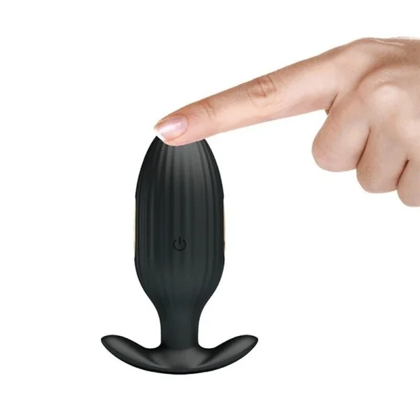 Kelly Plug Anal wiederaufladbarer Vibrator Schwarz von Pretty Love Bottom kaufen | Fesselliebe