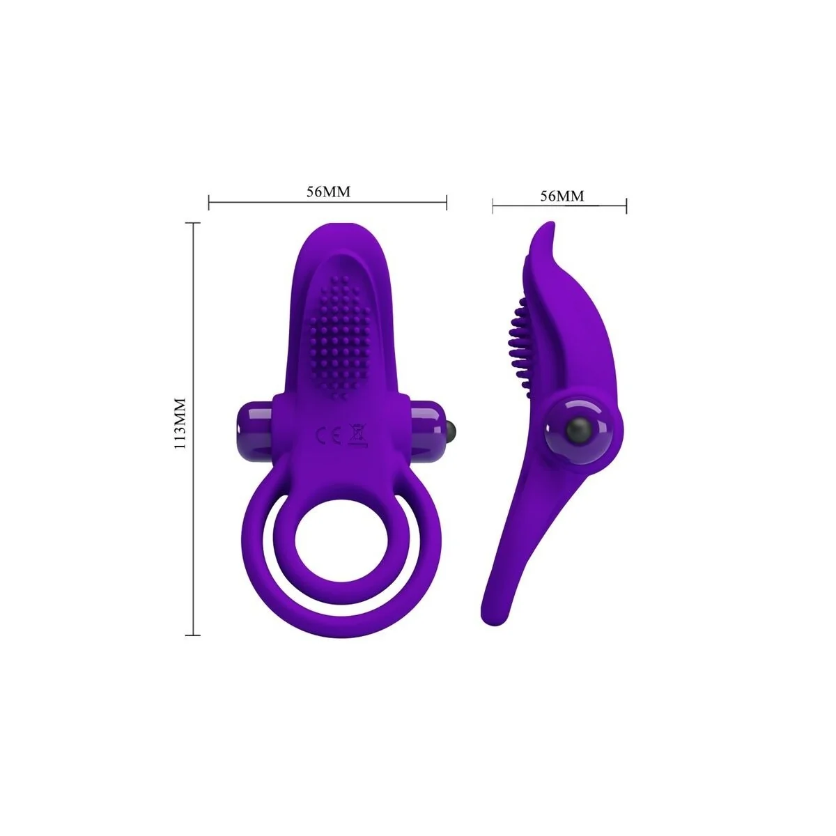 Lila Vibrierender Penisring von Pretty Love Male kaufen | Fesselliebe