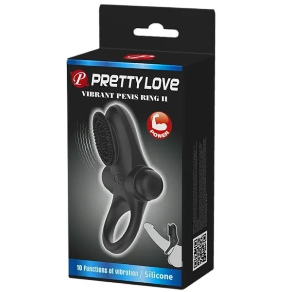 Vibratorring Ii für den Schwarzen Penis von Pretty Love Male kaufen | Fesselliebe