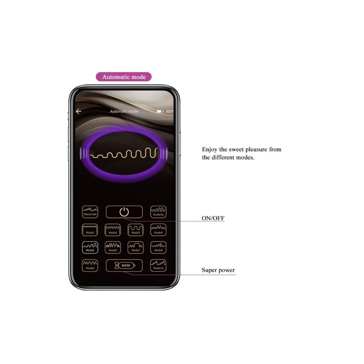 Elvira wiederaufladbare Vibrierblle Lila von Pretty Love Smart kaufen | Fesselliebe