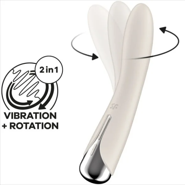 Spinning Vibe 1 G-Spot Beige Rotator Vibrator von Satisfyer Vibrator kaufen | Fesselliebe