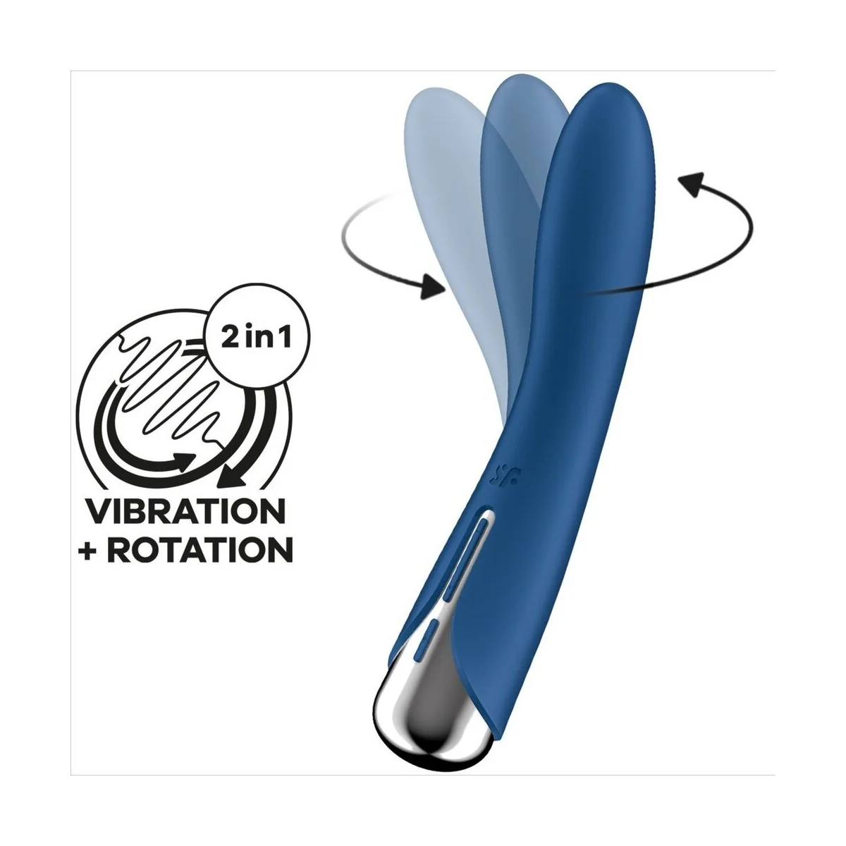 Spinning Vibe 1 G-Spot Blauer Rotator Vibrator von Satisfyer Vibrator kaufen | Fesselliebe