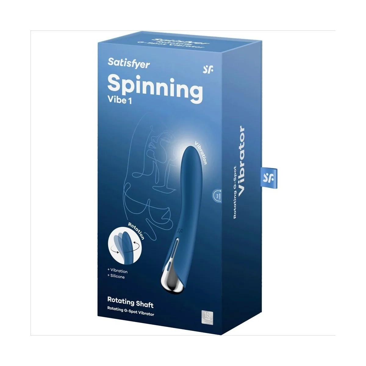 Spinning Vibe 1 G-Spot Blauer Rotator Vibrator von Satisfyer Vibrator kaufen | Fesselliebe