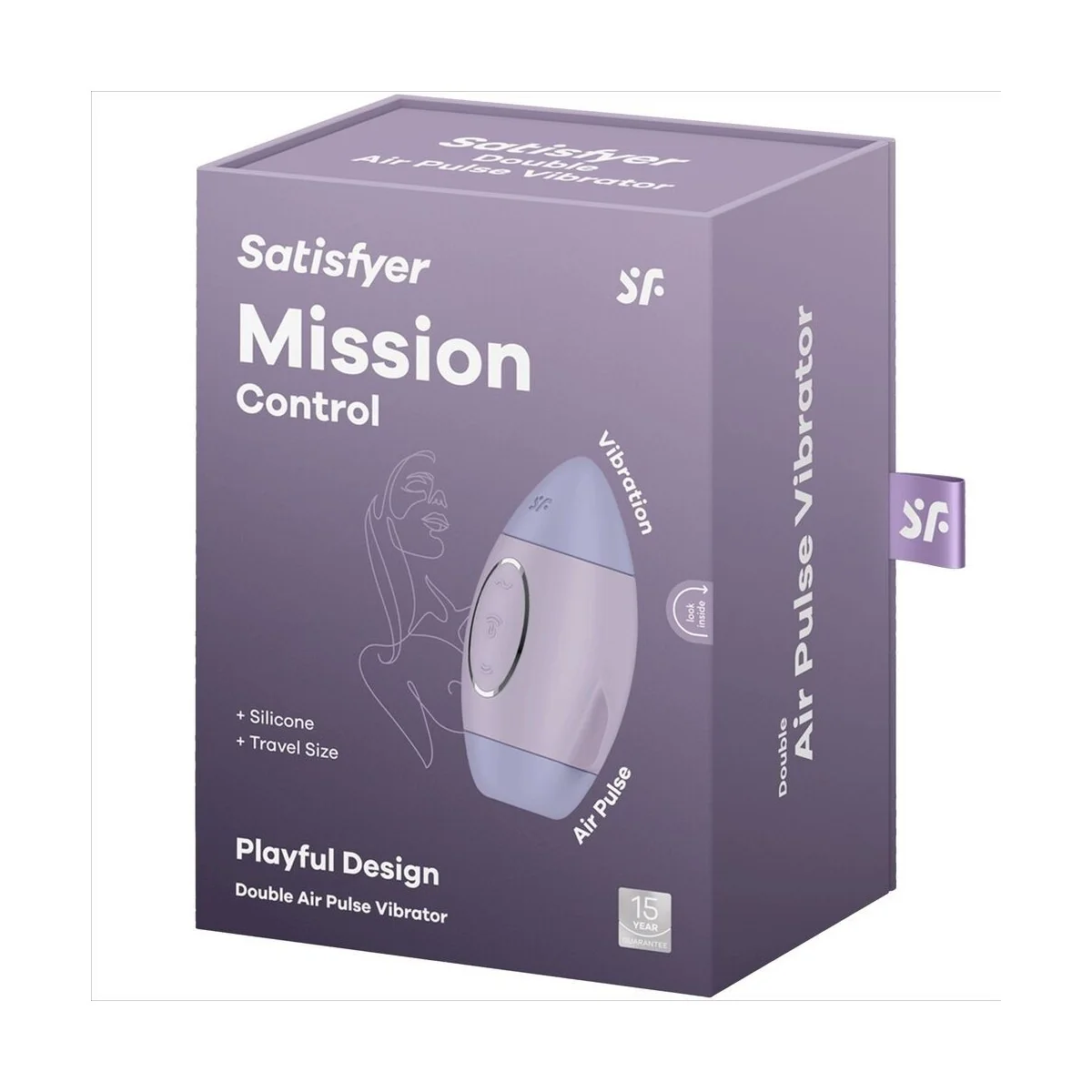 Mission Control Flieder Kleiner Doppelimpuls Vibrator von Satisfyer Vibrator kaufen | Fesselliebe