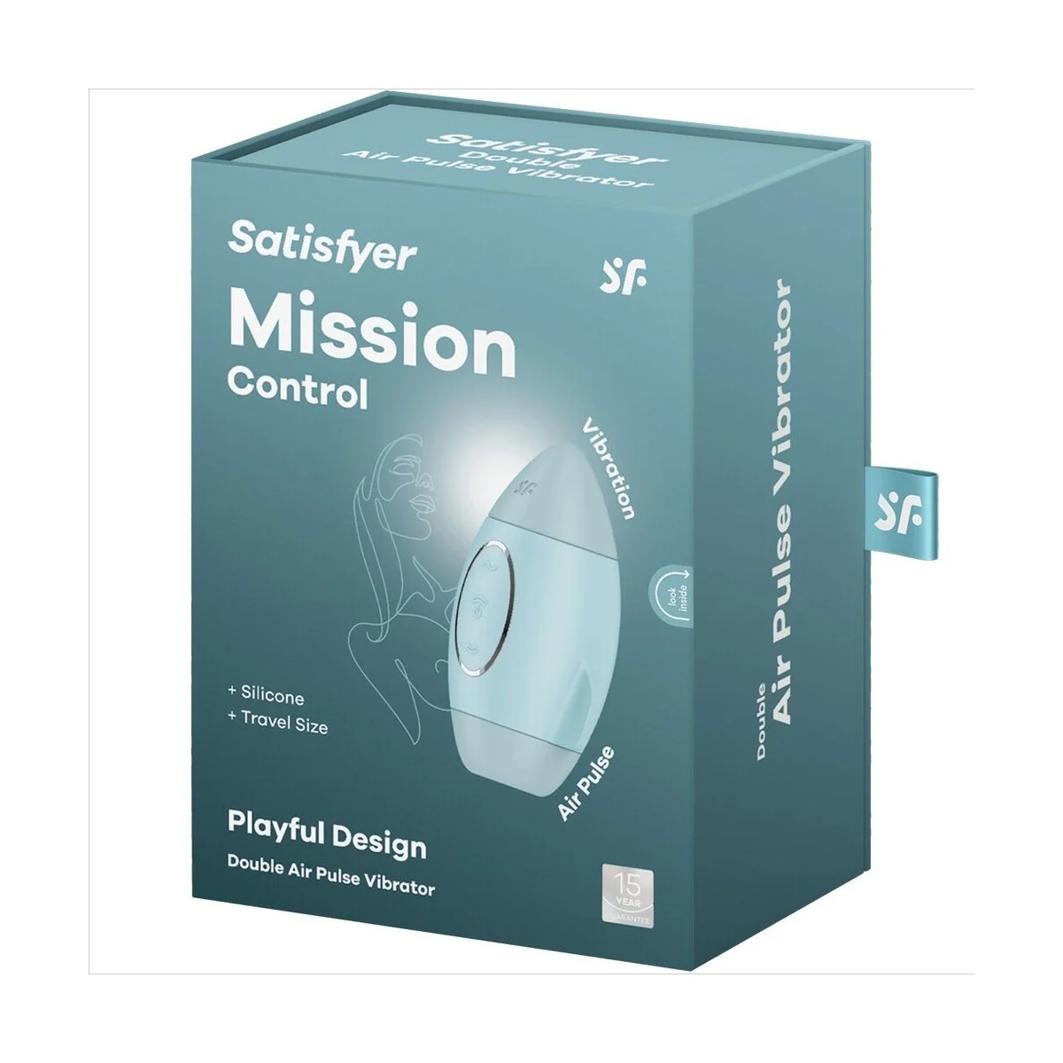 Mission Control Blauer Kleiner Doppelimpuls Vibrator von Satisfyer Vibrator kaufen | Fesselliebe