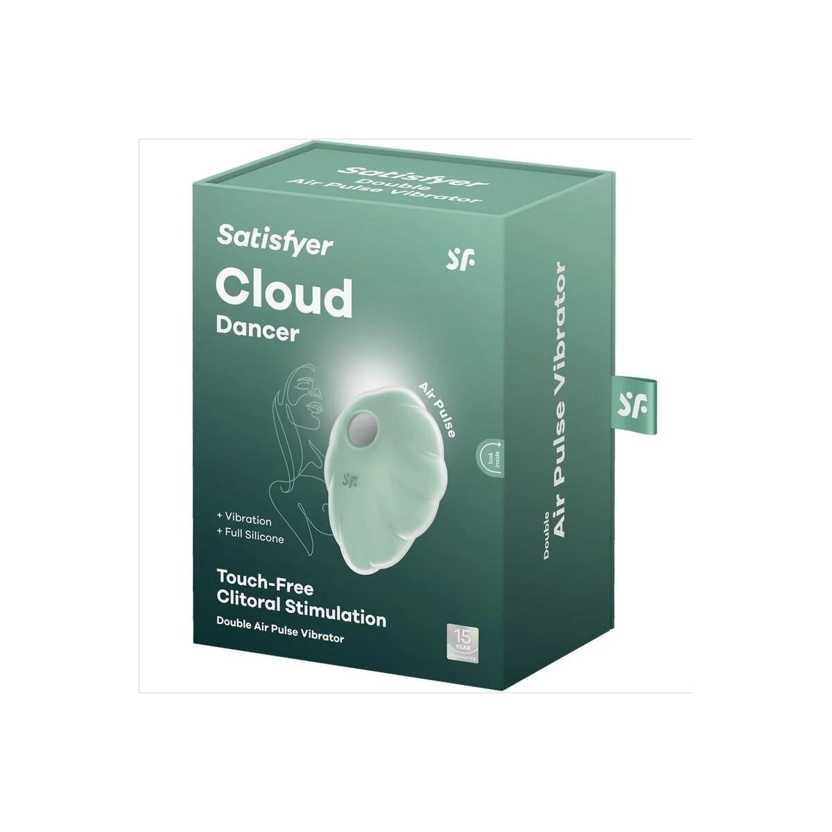Cloud Dancer Green Air Pulse Vibrator von Satisfyer Air Pulse kaufen | Fesselliebe
