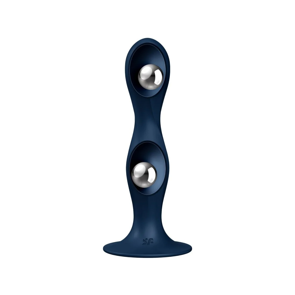 Double Ball-R Silikondildo Blau von Satisfyer Plugs kaufen | Fesselliebe