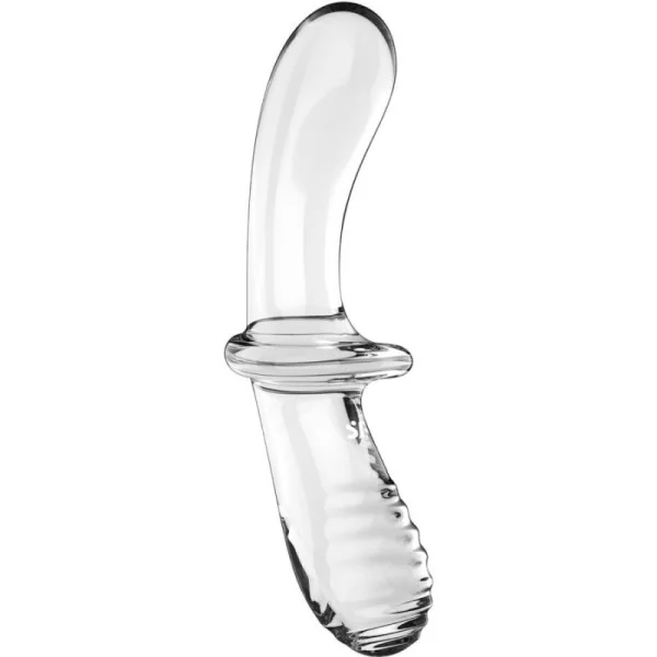 Doppel Kristall Dildo Transparent von Satisfyer Crystal kaufen | Fesselliebe
