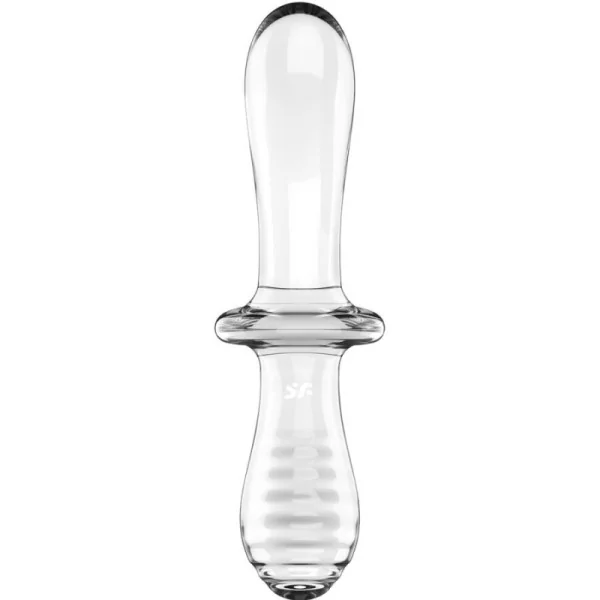 Doppel Kristall Dildo Transparent von Satisfyer Crystal kaufen | Fesselliebe