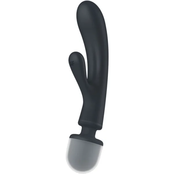 Triple Lover Rabbit Vibrator Massager Grau von Satisfyer Vibrator kaufen | Fesselliebe