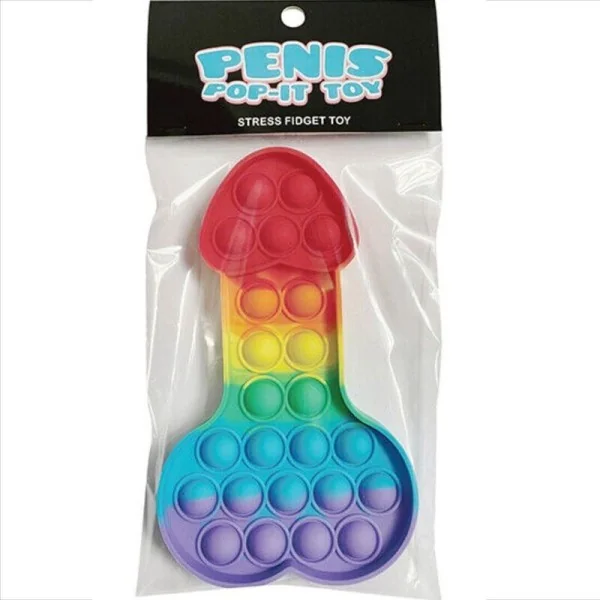 Mehrfarbiges Pop-It-Penis-Anti-Stress-Spielzeug von Kheper Games kaufen | Fesselliebe