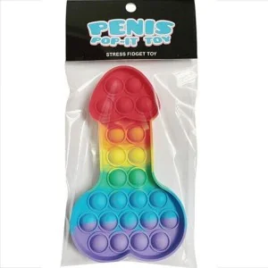 Mehrfarbiges Pop-It-Penis-Anti-Stress-Spielzeug von Kheper Games kaufen | Fesselliebe
