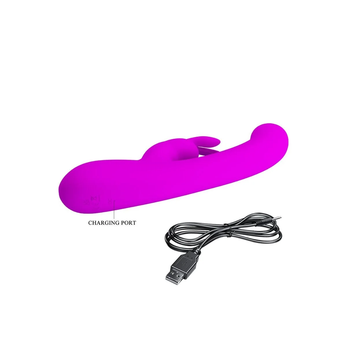 Lamar Rabbit Vibrator & Violetter G-Spot von Pretty Love Flirtation kaufen | Fesselliebe