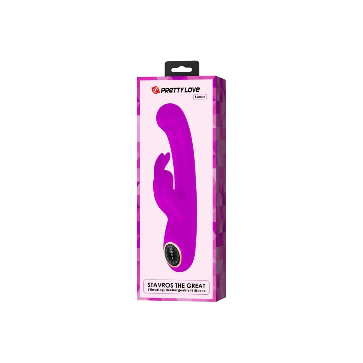 Lamar Rabbit Vibrator & Violetter G-Spot von Pretty Love Flirtation kaufen | Fesselliebe