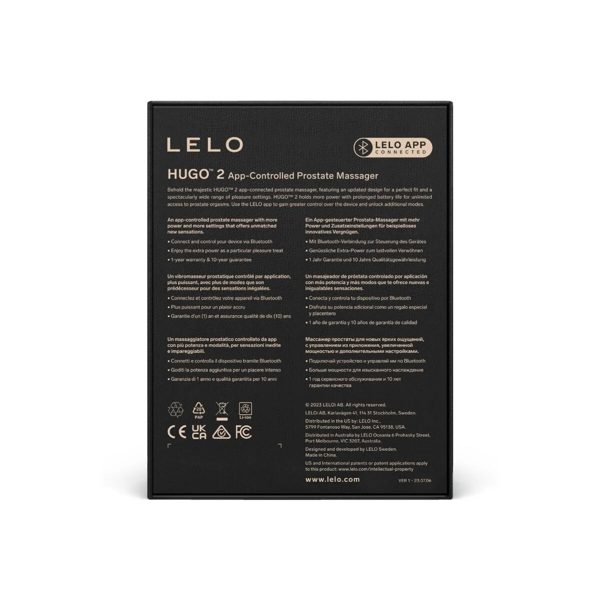 Hugo 2 Grünes Prostatamassager von Lelo kaufen | Fesselliebe