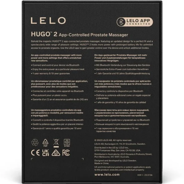 Hugo 2 Grünes Prostatamassager von Lelo kaufen | Fesselliebe