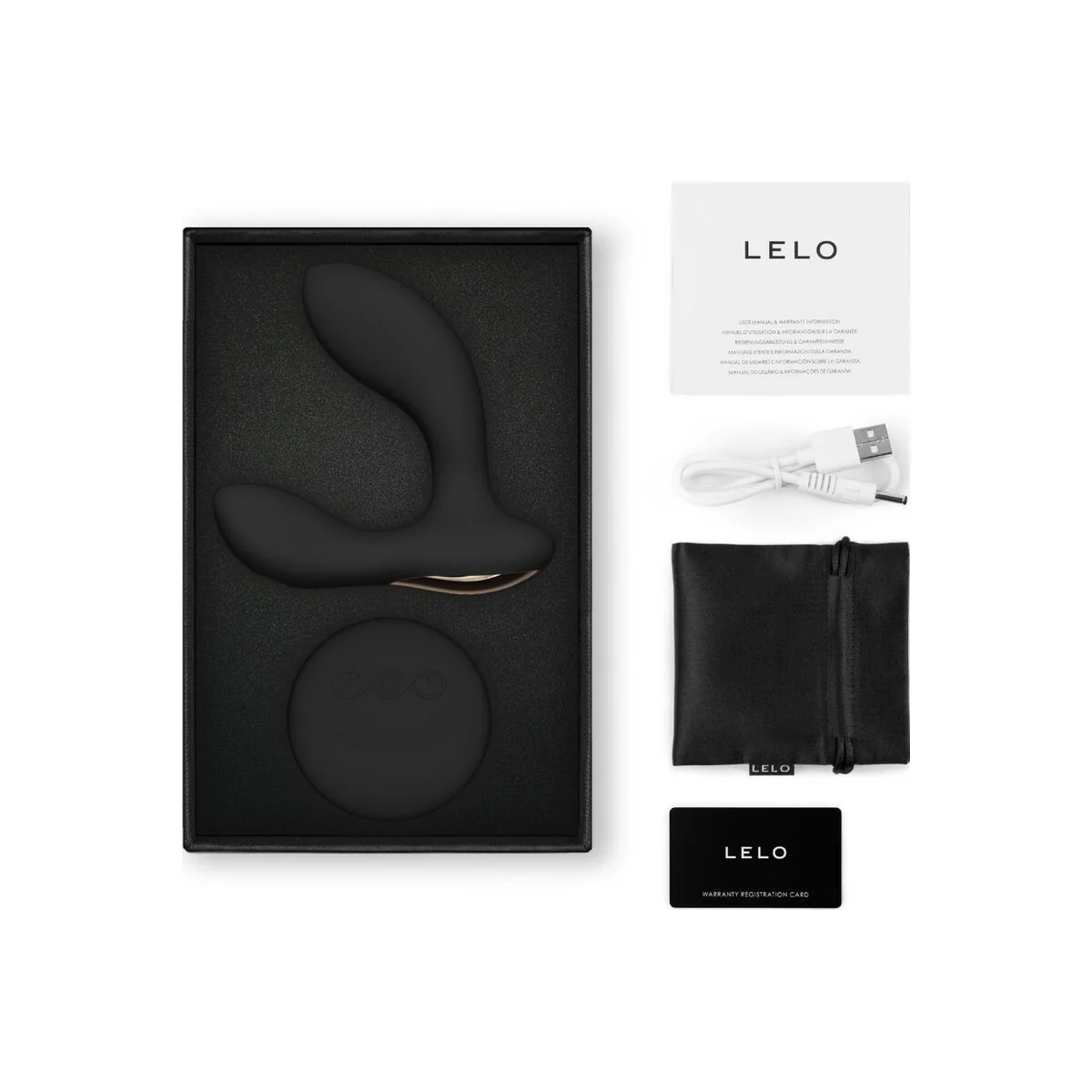 Hugo 2 Prostatamassager mit Fernbedienung Schwarz von Lelo kaufen | Fesselliebe