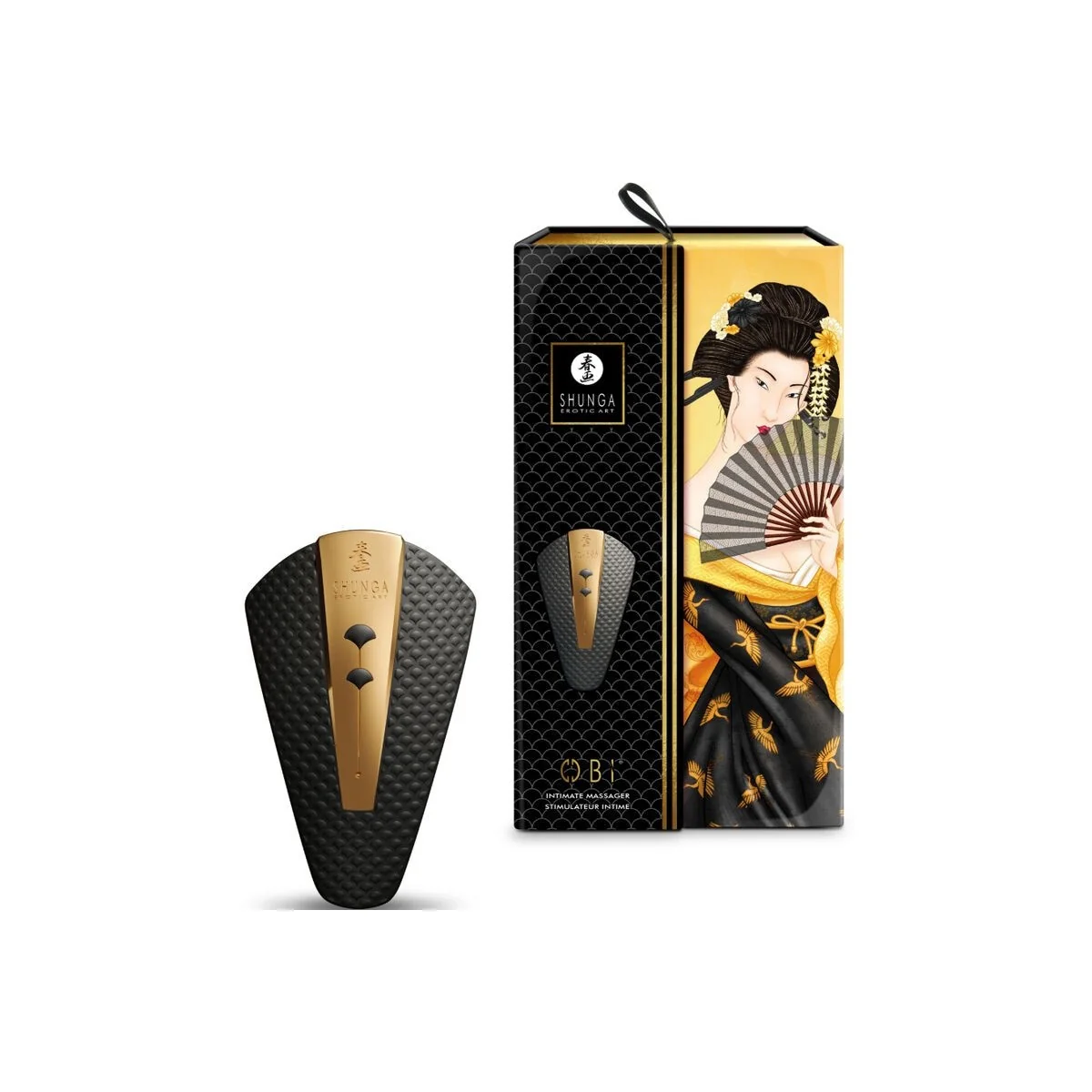 Obi Intimmassager Schwarz von Shunga Toys kaufen | Fesselliebe
