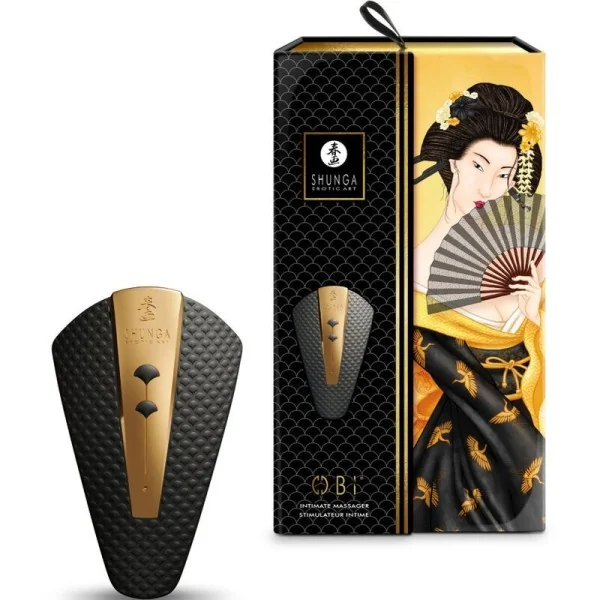 Obi Intimmassager Schwarz von Shunga Toys kaufen | Fesselliebe
