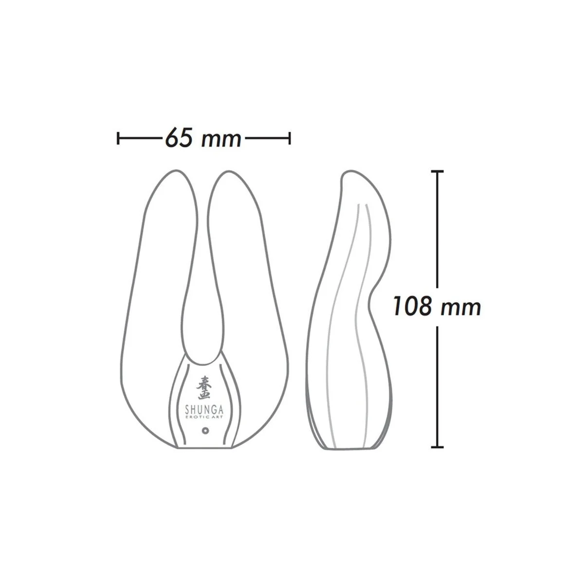 Aiko Intimmassager Fuchsia von Shunga Toys kaufen | Fesselliebe