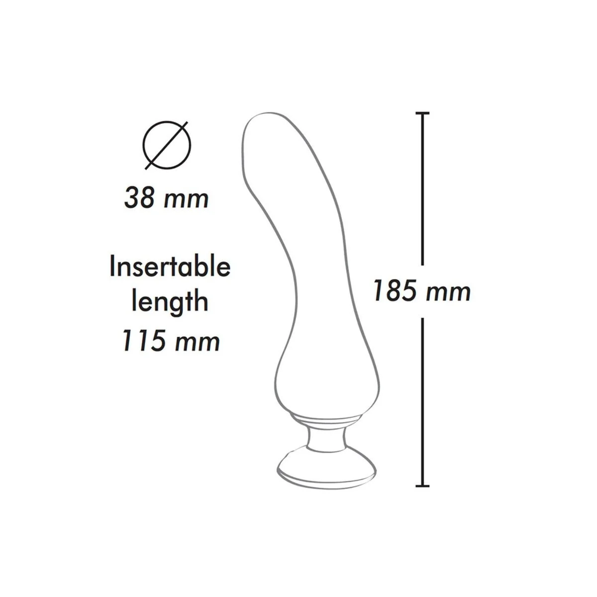 Sanya Intimmassager Schwarz von Shunga Toys kaufen | Fesselliebe