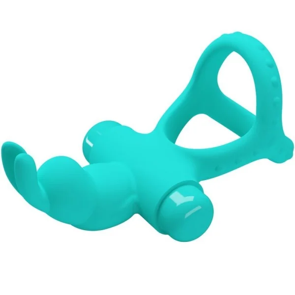 Figgy Green Rabbit Vibratorring von Pretty Love Male kaufen | Fesselliebe