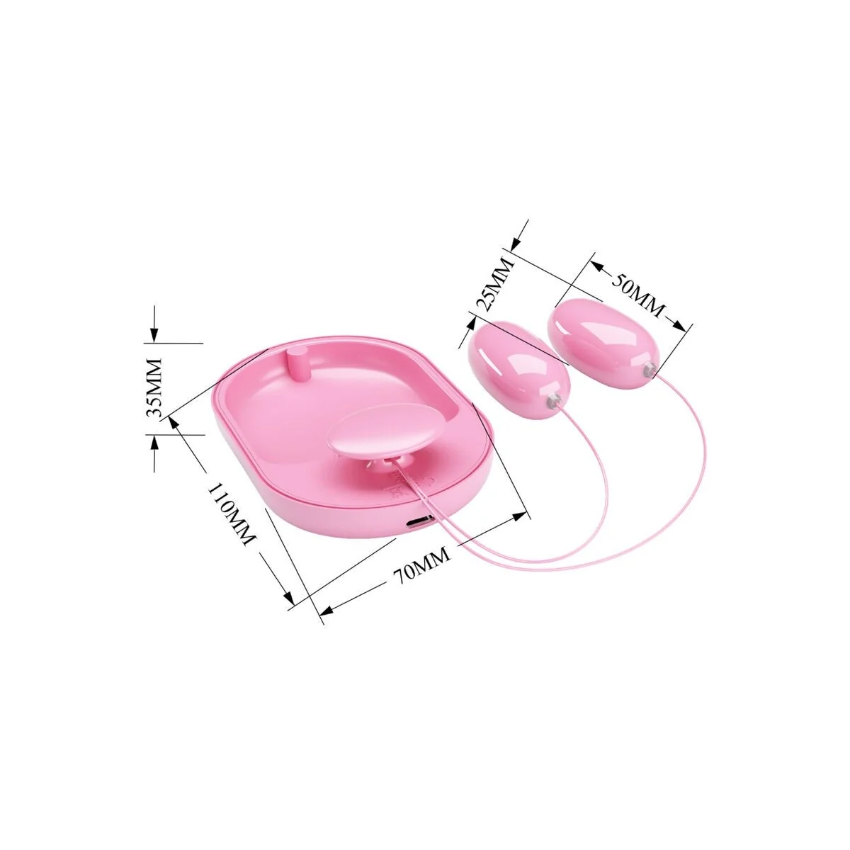 Fun Box Rosa Vibrierende Kugel von Pretty Love Flirtation kaufen | Fesselliebe