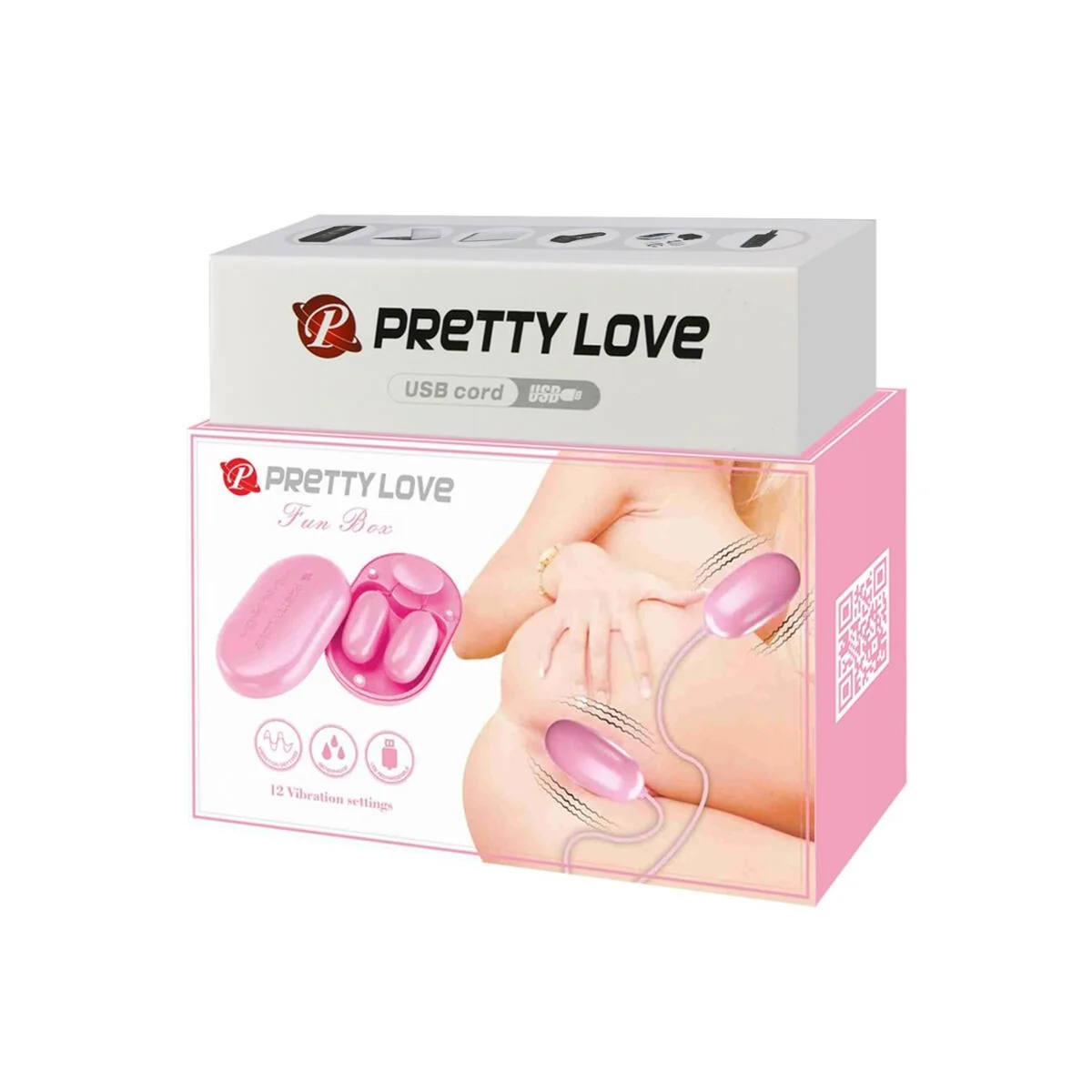 Fun Box Rosa Vibrierende Kugel von Pretty Love Flirtation kaufen | Fesselliebe
