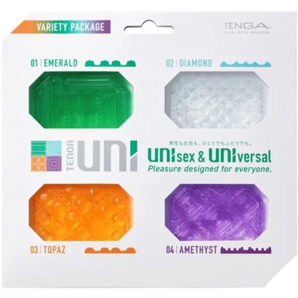 Uni Variety Masturbator Fingerhühsch Packung 4 Stück von Tenga kaufen | Fesselliebe
