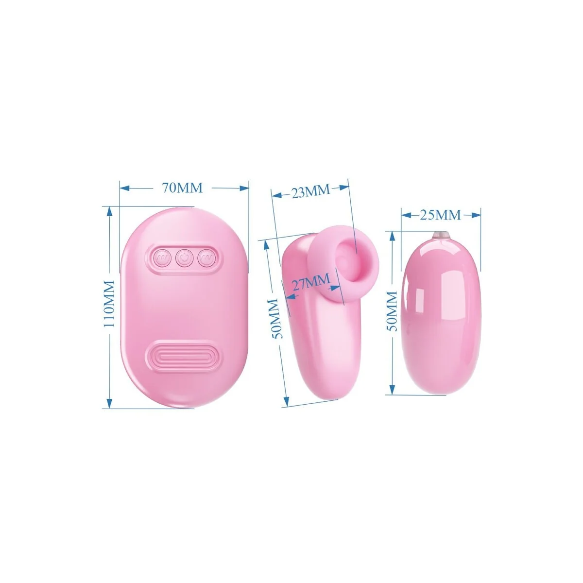 Magic Box Vibrationskugel & Rosa Stimulator von Pretty Love Smart kaufen | Fesselliebe