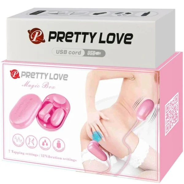 Magic Box Vibrationskugel & Rosa Stimulator von Pretty Love Smart kaufen | Fesselliebe