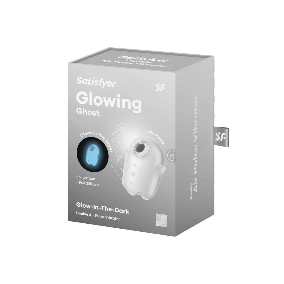 Glowing Ghost Air Pulse & Vibrator Weiss von Satisfyer Air Pulse kaufen | Fesselliebe
