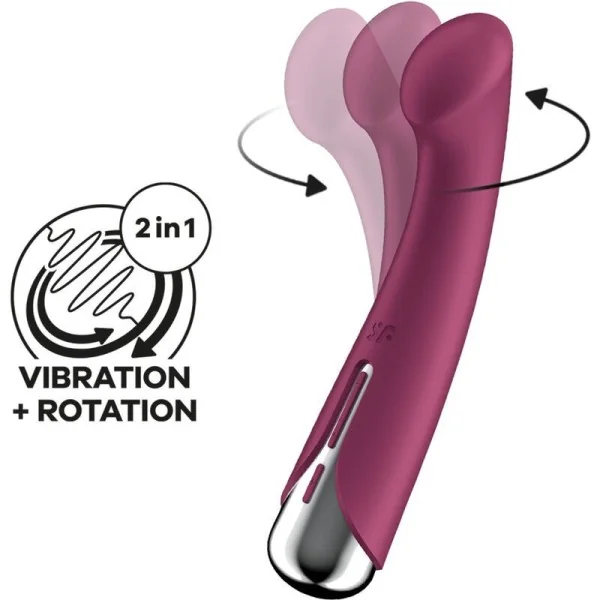 Spinning G-Sport 1 Rotator Vibrator Rot von Satisfyer Vibrator kaufen | Fesselliebe