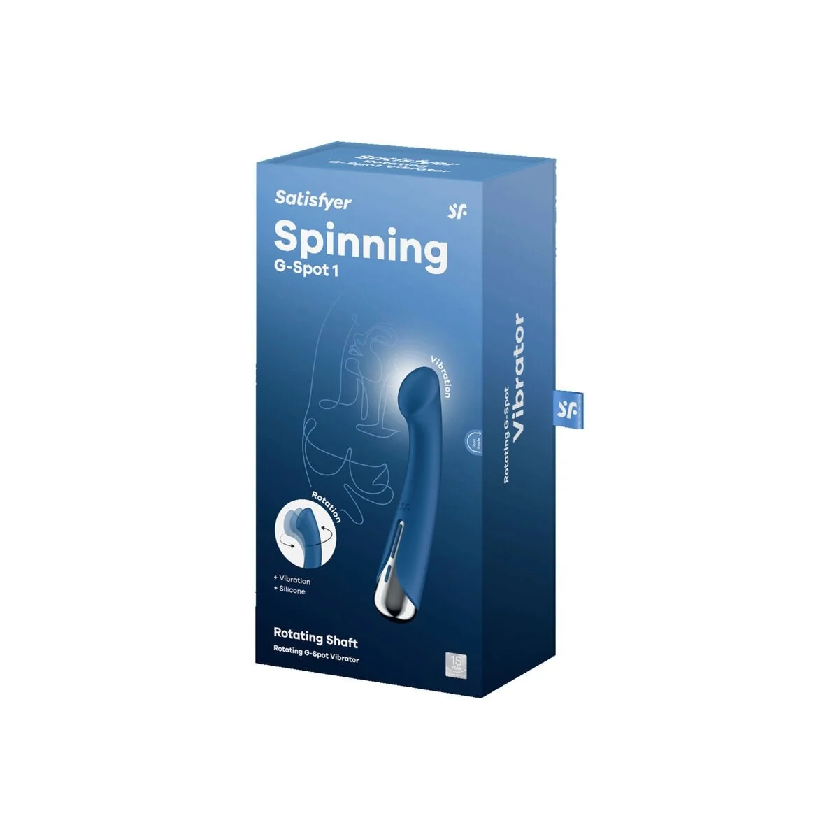 Spinning G-Sport 1 Rotator Vibrator Blau von Satisfyer Vibrator kaufen | Fesselliebe