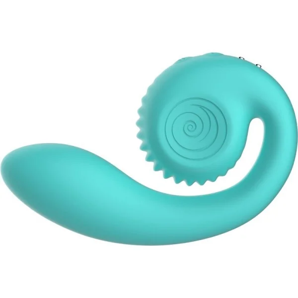 Gizi Dual Stimulator Türkis von Snail Vibe kaufen | Fesselliebe