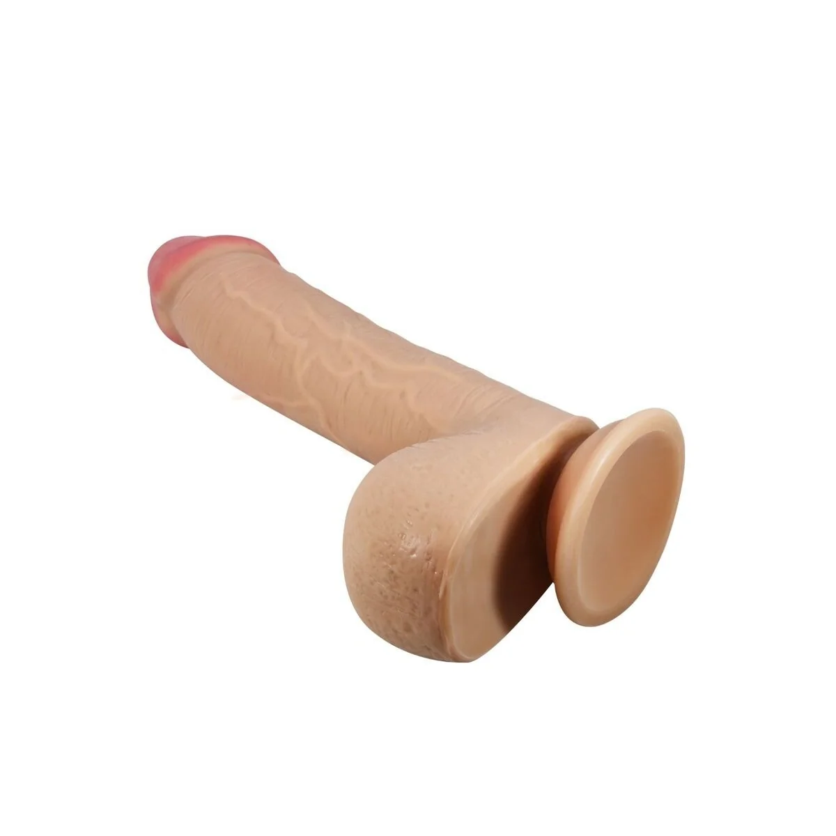 Sliding Skin Series realistischer Dildo mit Sliding Skin Saugnapfleisch 23,4 cm von Pretty Love High Grade kaufen | Fesselliebe
