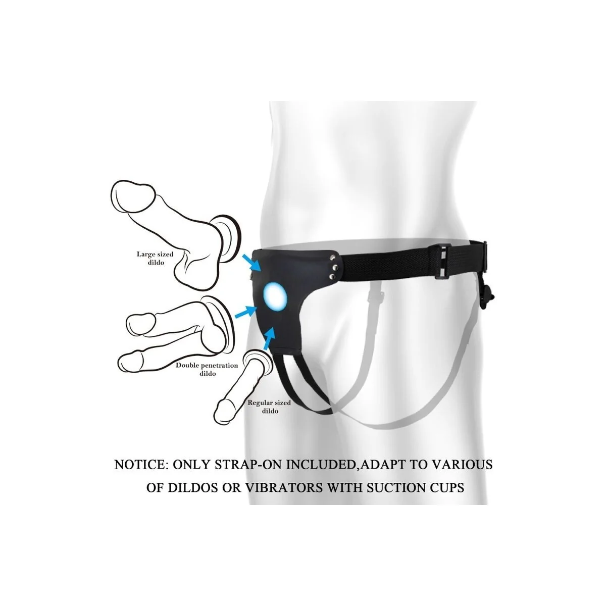 Love Spell Verstellbares Gurt-Gurt-Ergänzung von Pretty Love Male kaufen | Fesselliebe