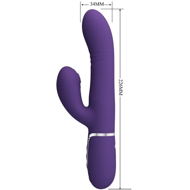 Multifunktions-G-Spot-Vibrator Lila von Pretty Love Flirtation kaufen | Fesselliebe 2