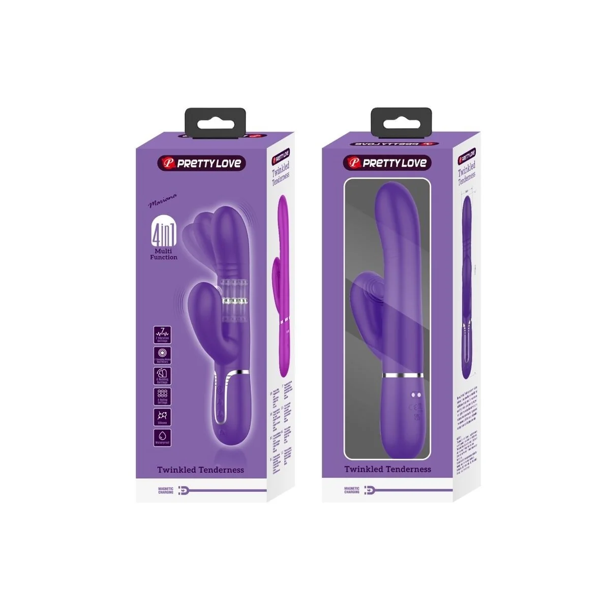 Multifunktions-G-Spot-Vibrator Lila von Pretty Love Flirtation kaufen | Fesselliebe