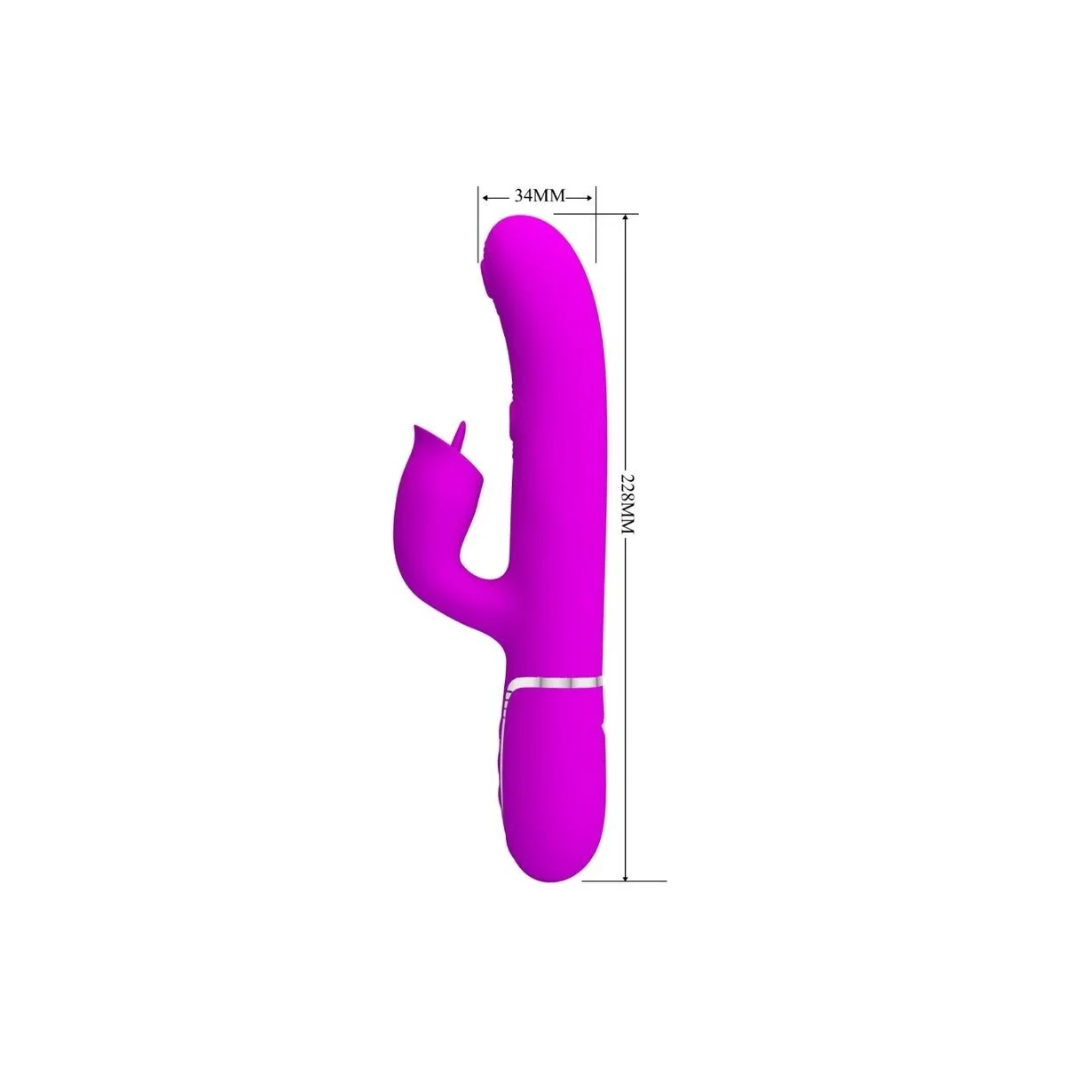 Kaninchenvibrator mit Leckendem Fuchsia von Pretty Love Flirtation kaufen | Fesselliebe
