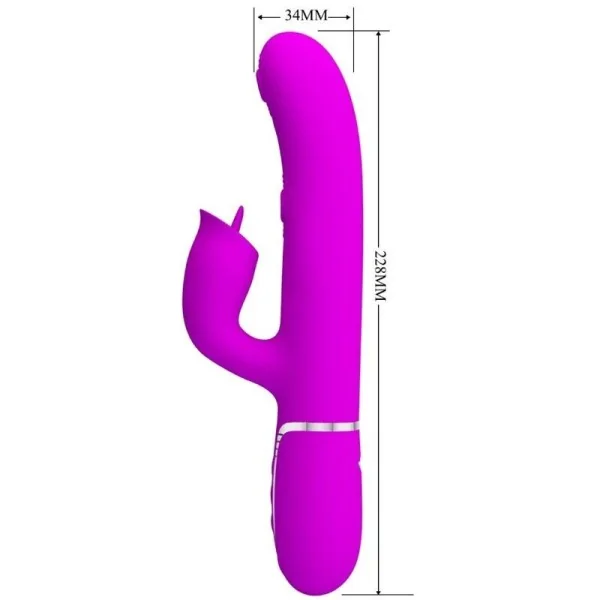 Kaninchenvibrator mit Leckendem Fuchsia von Pretty Love Flirtation kaufen | Fesselliebe