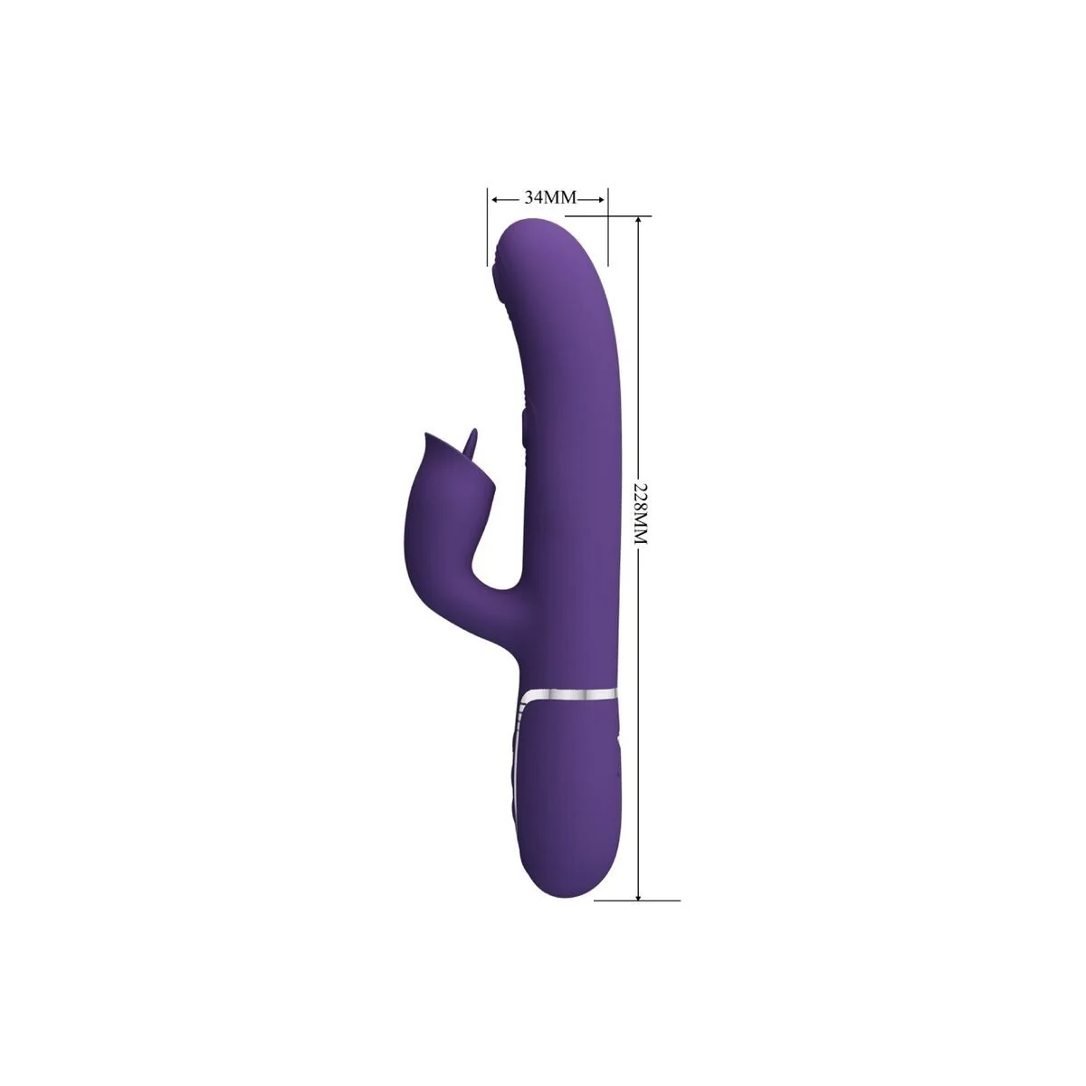 Kaninchenvibrator mit Lila Lecken von Pretty Love Flirtation kaufen | Fesselliebe