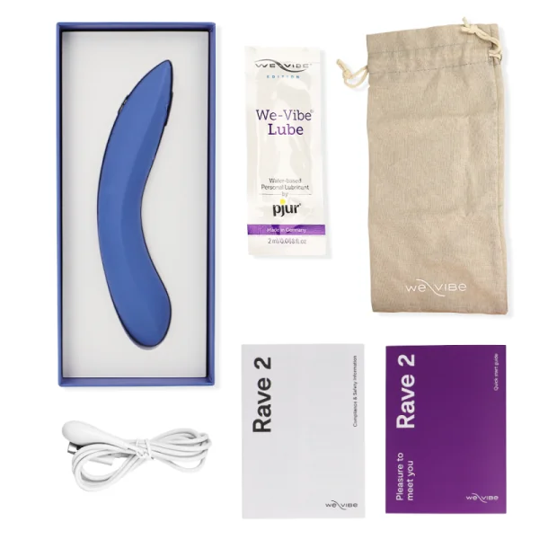 RAVE 2 G-SPOT VIBRATOR BLAU VON WE-VIBE