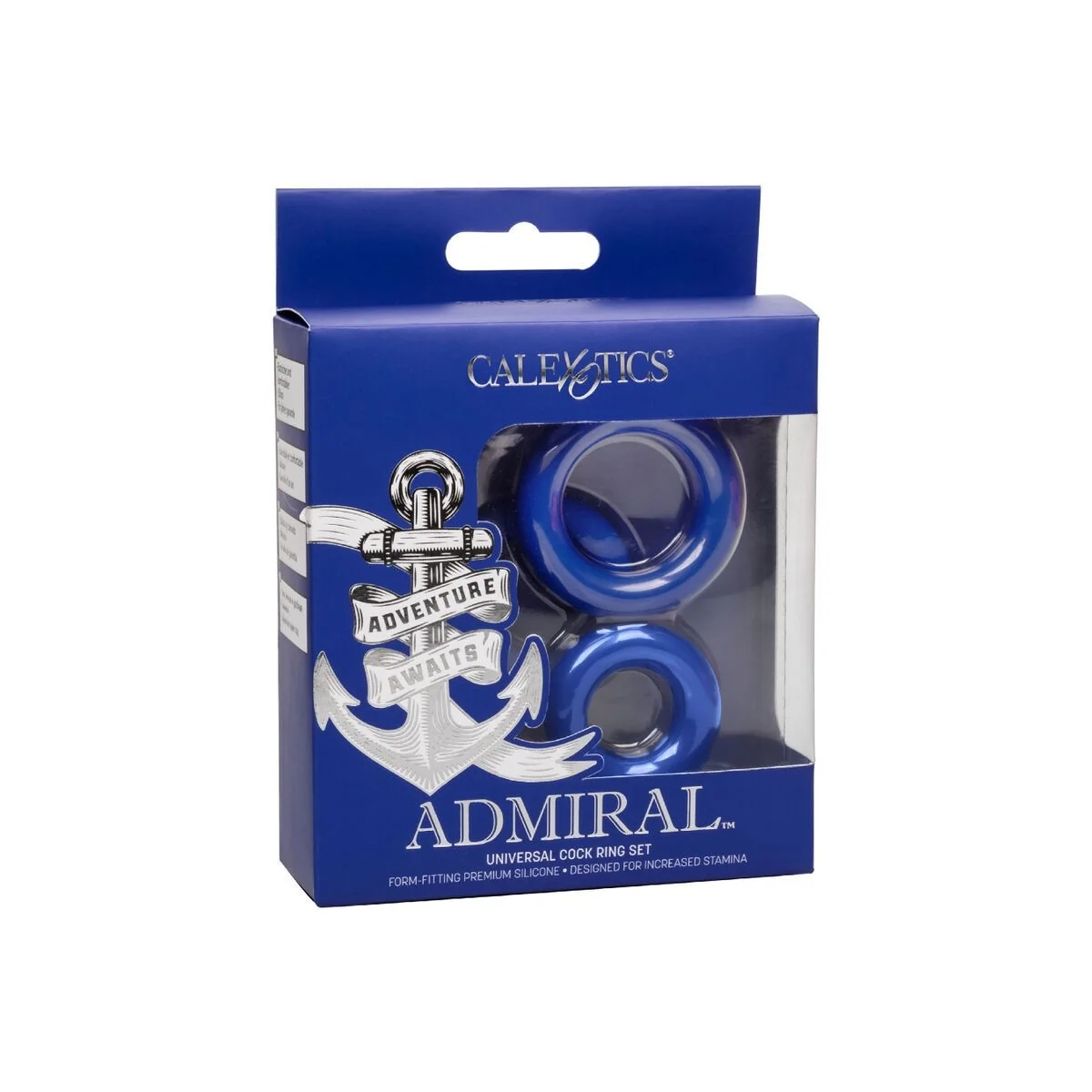 Admiral Cock Ring Set Blau von Calexotics kaufen | Fesselliebe