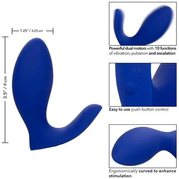 Admiral Rimming Prostata-Stimulator & Vibrator Blau von Calexotics kaufen | Fesselliebe