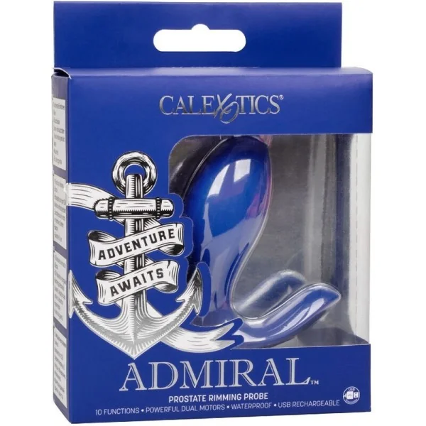 Admiral Rimming Prostata-Stimulator & Vibrator Blau von Calexotics kaufen | Fesselliebe