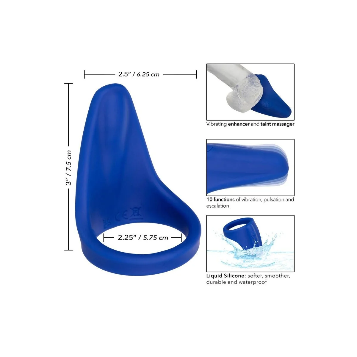 Admiral Dammmassager Blau von Calexotics kaufen | Fesselliebe