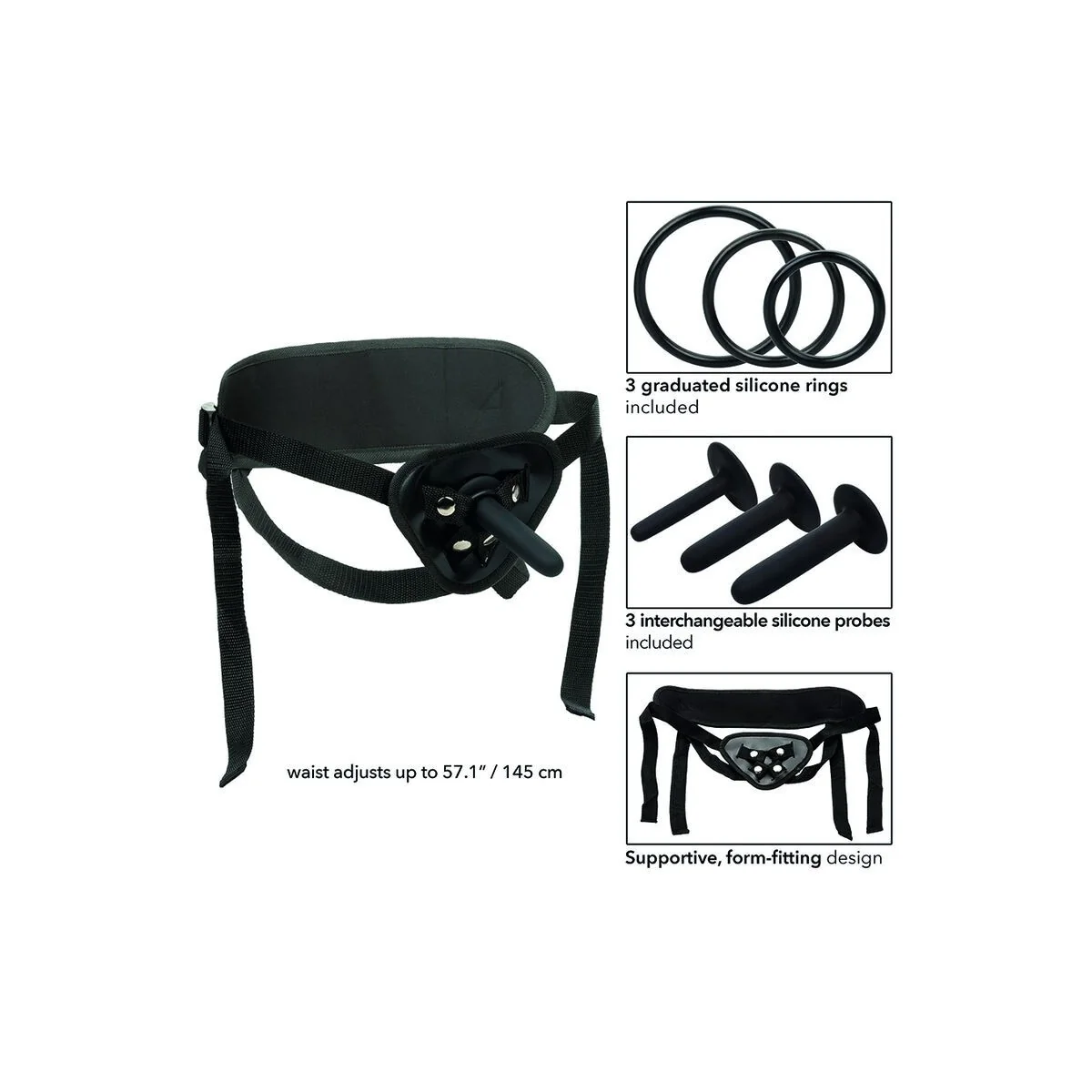 Boundless Silikon-Pegging-Kit von Calexotics kaufen | Fesselliebe